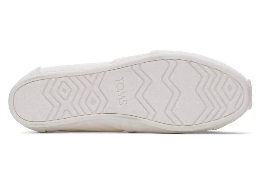 Toms Womens Alpargata White Recycled Canvas