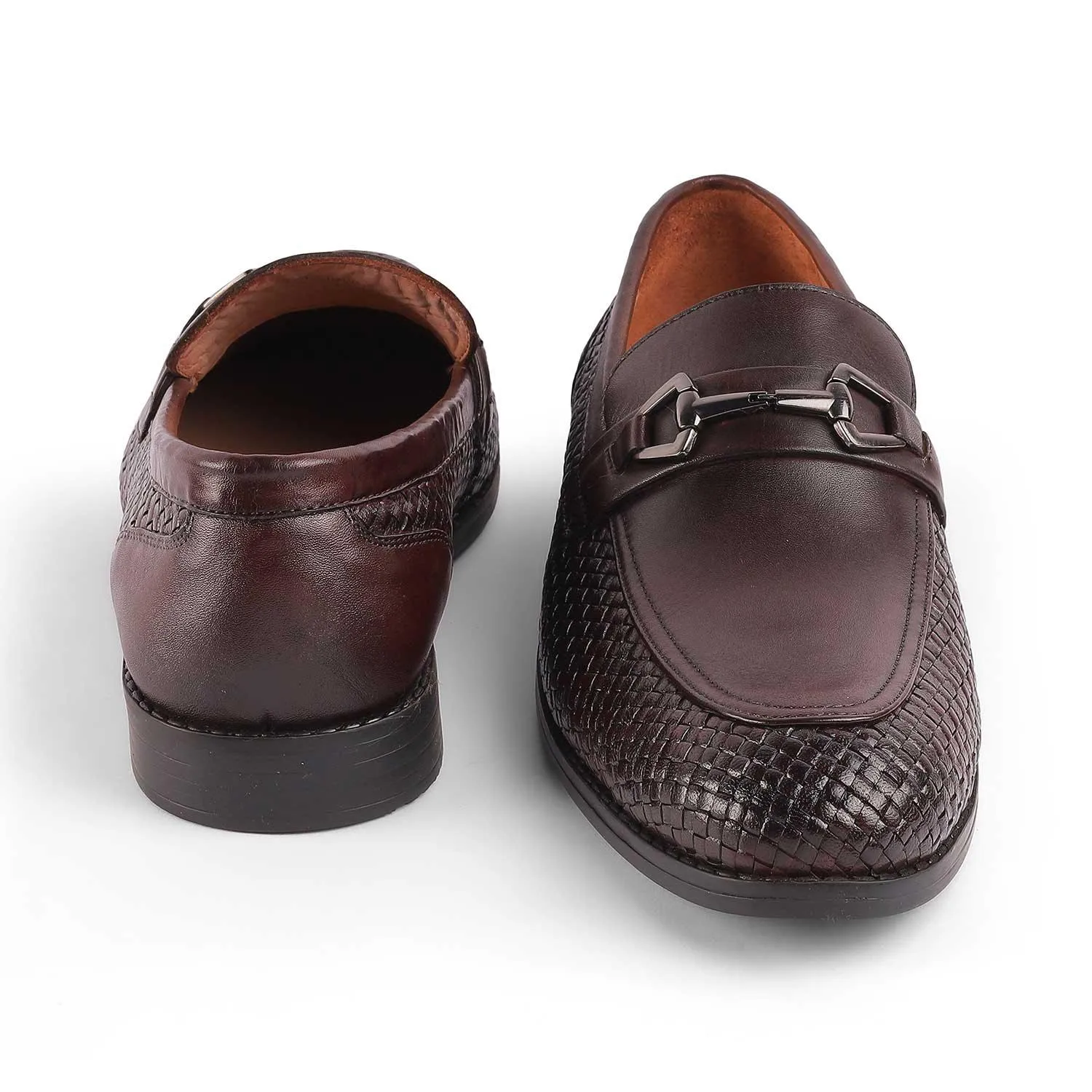 Tresmode Julio Brown Men's Leather Loafers