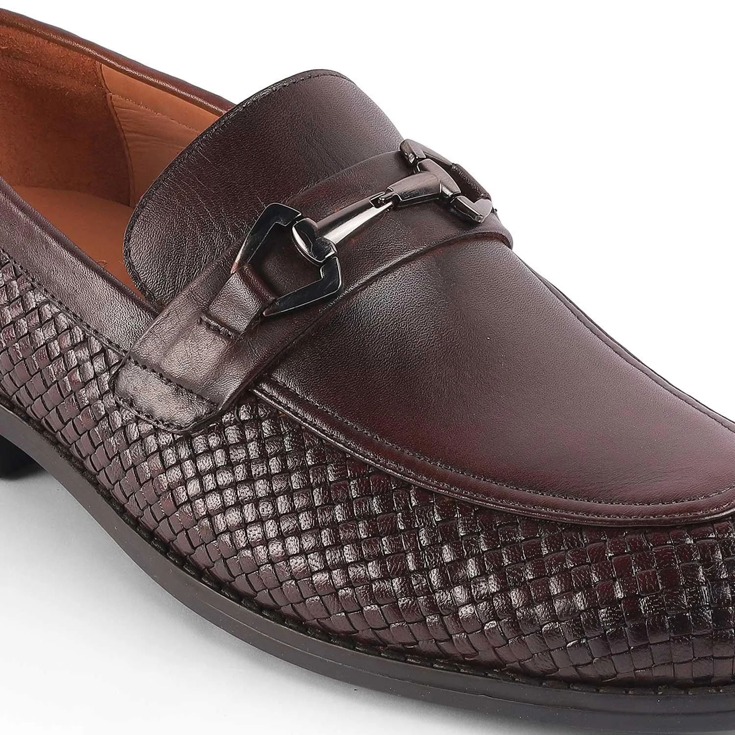 Tresmode Julio Brown Men's Leather Loafers