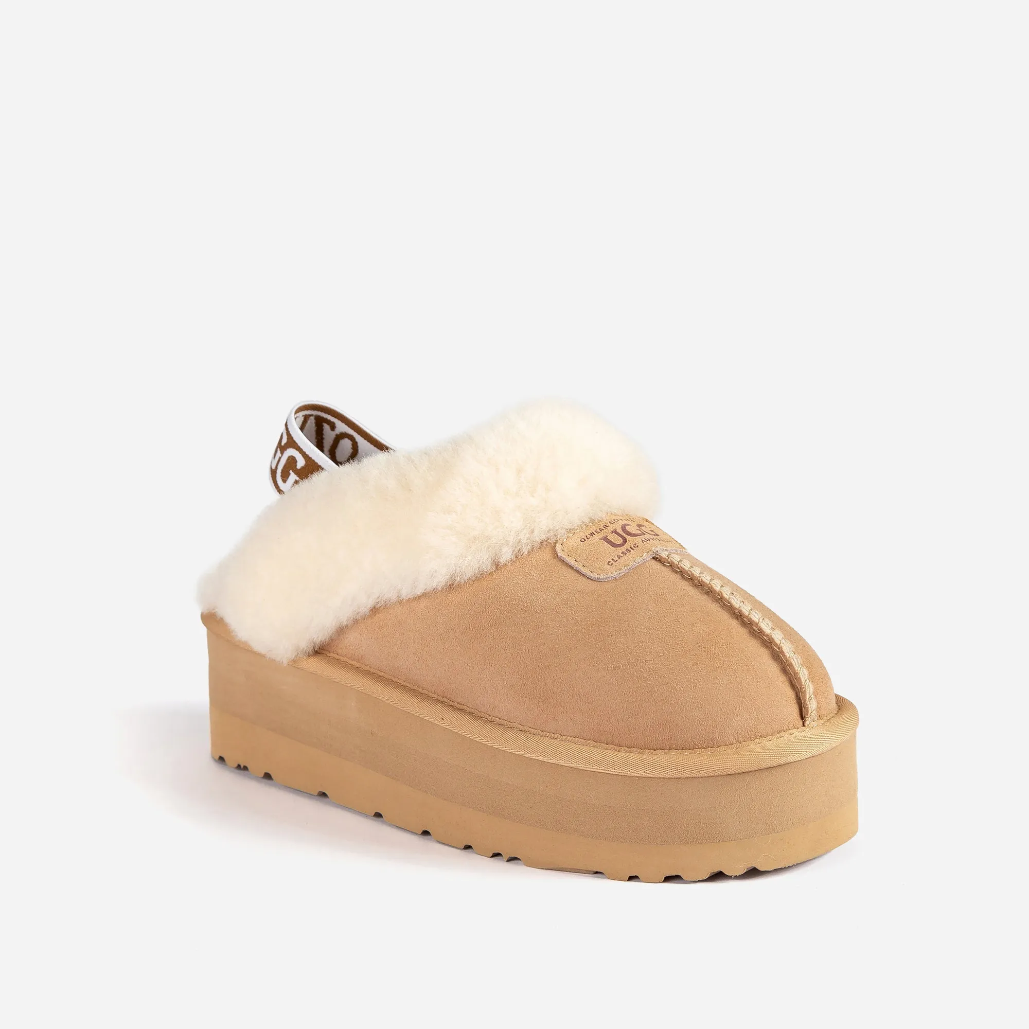 Ugg Coquette High Platform Slipper Elastic Backstrap