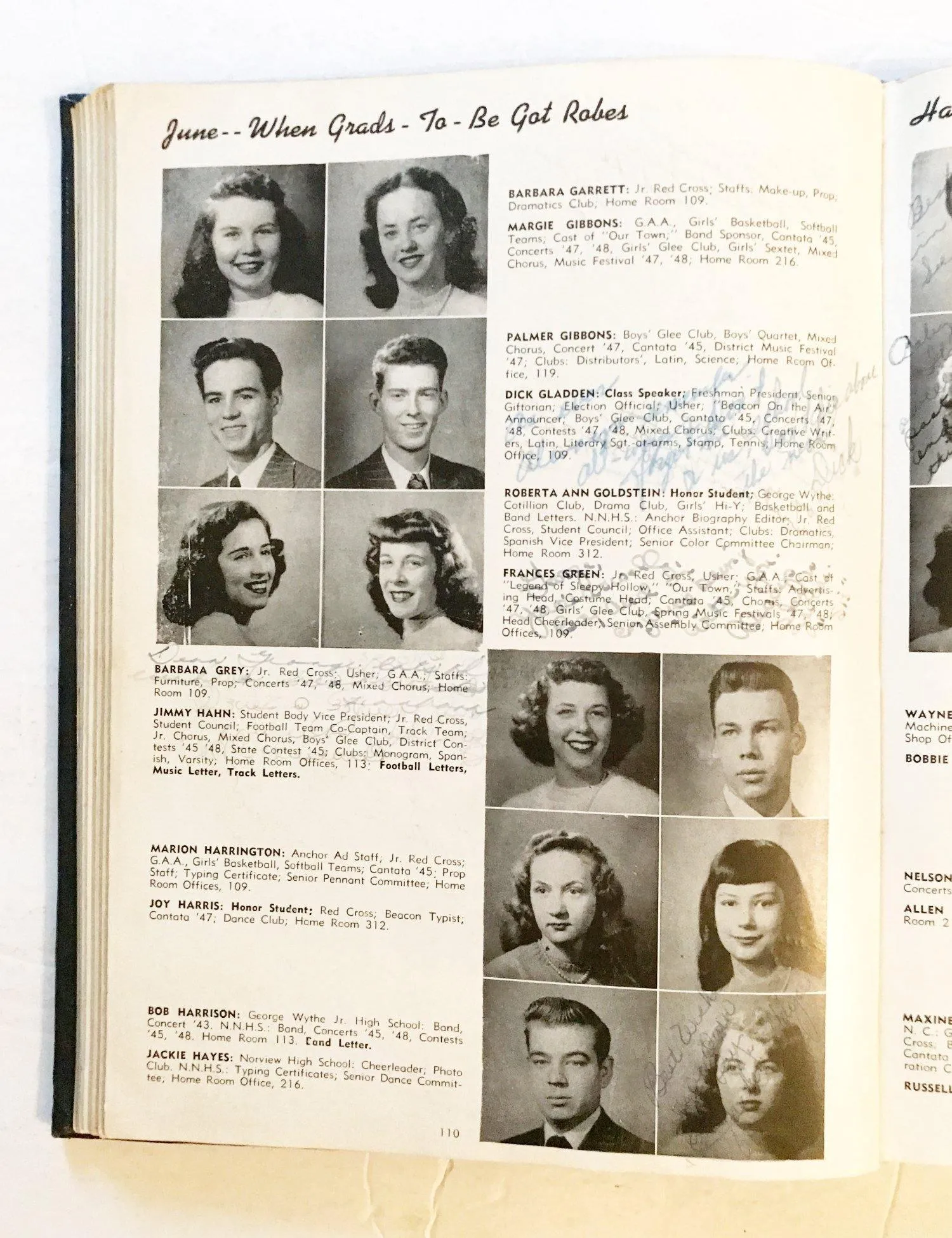 Vintage "The Anchor" Newport News High School 1948 Yearbook