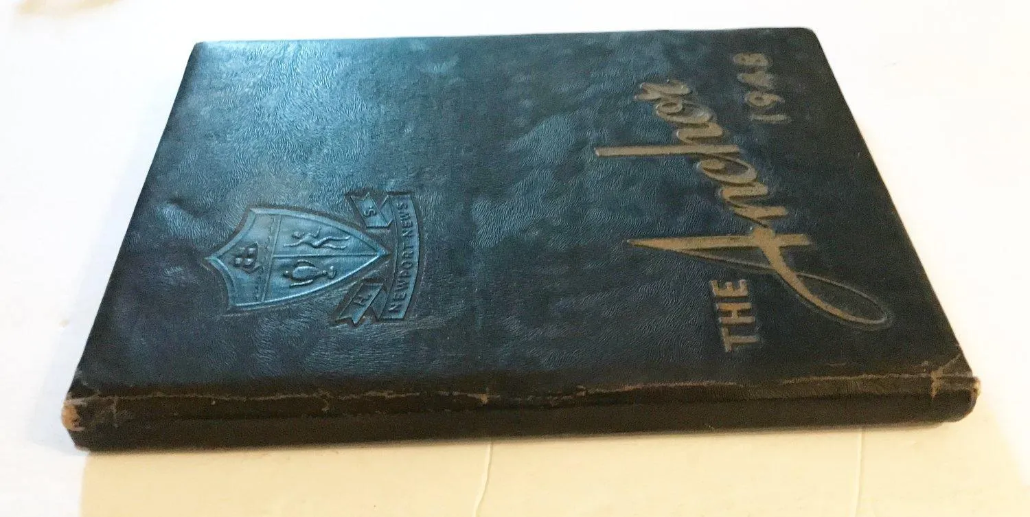 Vintage "The Anchor" Newport News High School 1948 Yearbook