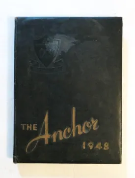 Vintage "The Anchor" Newport News High School 1948 Yearbook