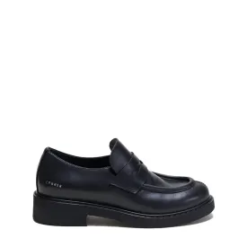 Vitello Black Chunky Loafers