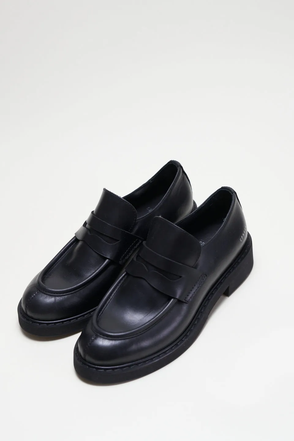 Vitello Black Chunky Loafers