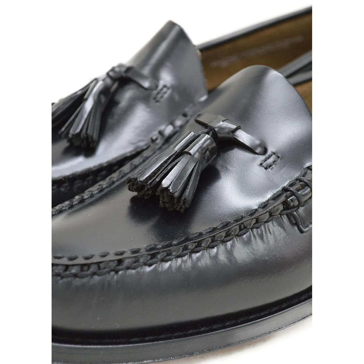 Weejuns Larkin Tassel Loafers Black Leather